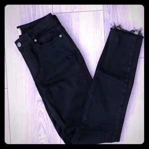 Paige Hoxton High Rise Cut Off Jeans